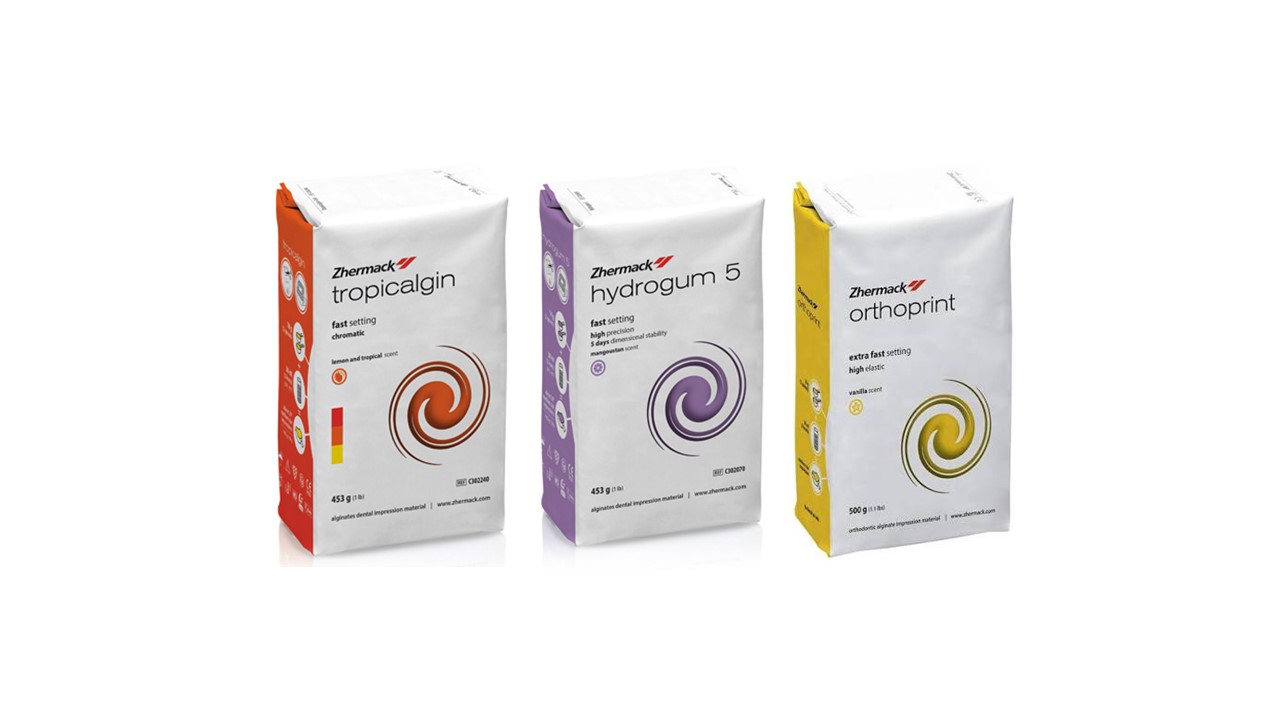 Alginatos Tropicalgin, Hidrogum5, Orthoprint Zhermack