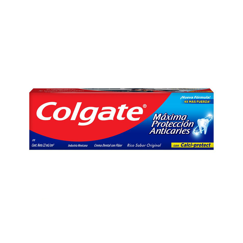 Pasta Dental Colgate Máxima Protección Anticaries 22ml (30gr)