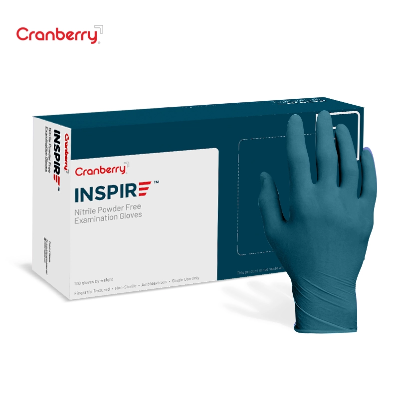Guante Nitrilo Inspire Cranberry - Imagen 2