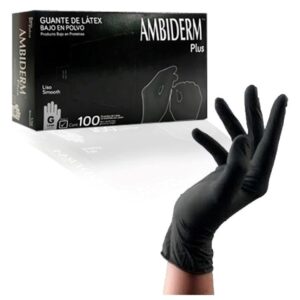 Guante Latex Plus Negro
