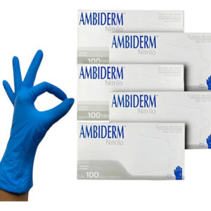 guante nitrilo azul royal ambiderm