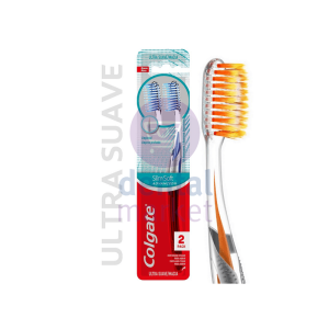 Cepillos Dentales Slim Soft Advanced Pack x2 Colgate