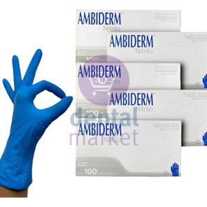 guante nitrilo azul royal ambiderm