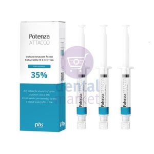 Kit Acido Fosforico 35% x 3 Jeringas 3grs Potenza Attacco Autolimitante
